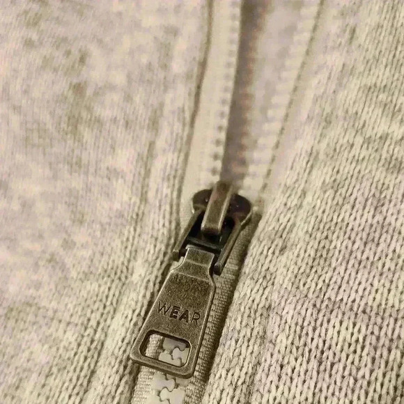 Seattle Seahawks WEAR by Erin Andrews Women's Tea Full-Zip Hoodie Heather Gray - Picture 7 of 11